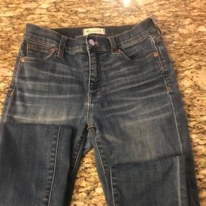 Madewell high rise skinny jeans